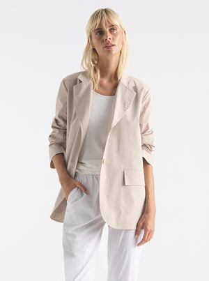 Stretch Blazer - Oat