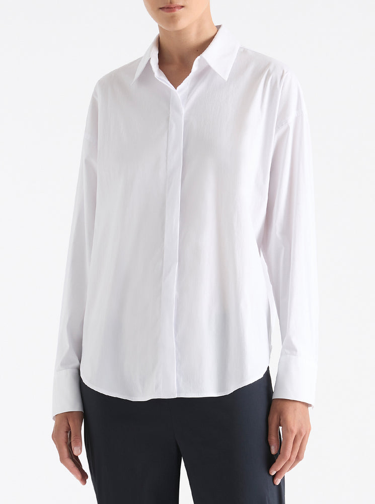 Relaxed Mid Shirt - White