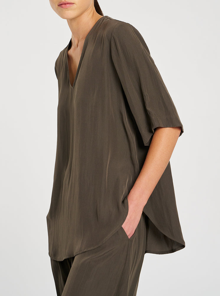 *PRE-ORDER* Swish Plaza Top - Leather
