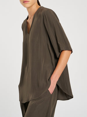 *PRE-ORDER* Swish Plaza Top - Leather