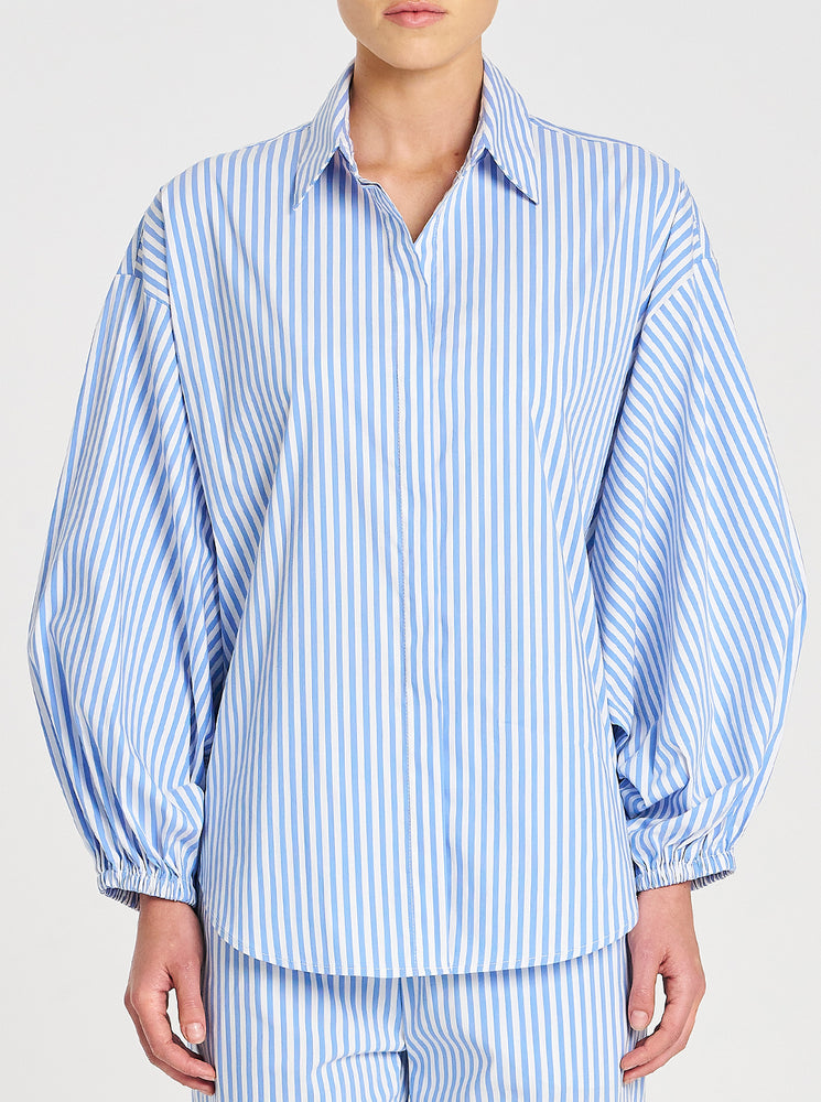 *PRE-ORDER* Billow Shirt - Miami/White