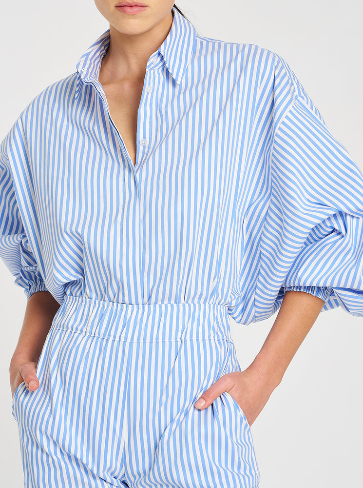 *PRE-ORDER* Billow Shirt - Miami/White
