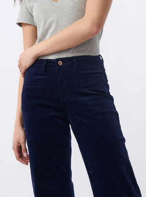 Freya Velvet Jean - Navy
