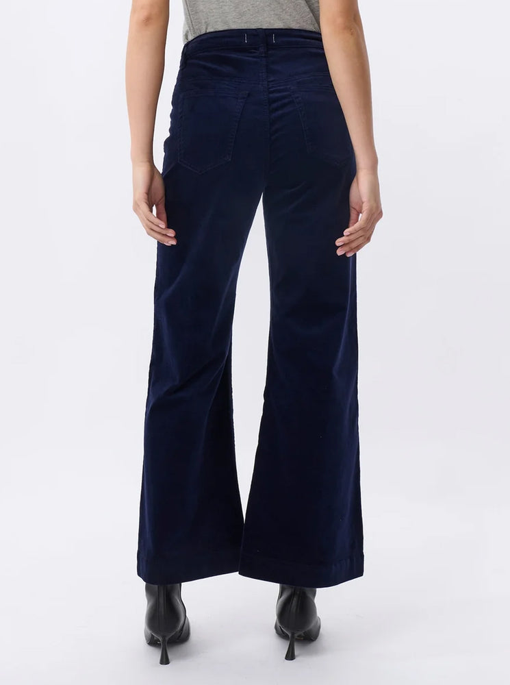 Freya Velvet Jean - Navy