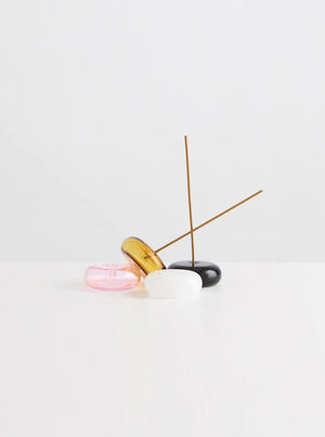 The Pebble Incense Holder - Black