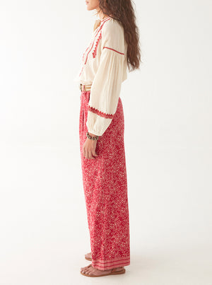 Irina Blouse - Bell Pepper