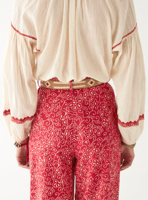 Irina Blouse - Bell Pepper