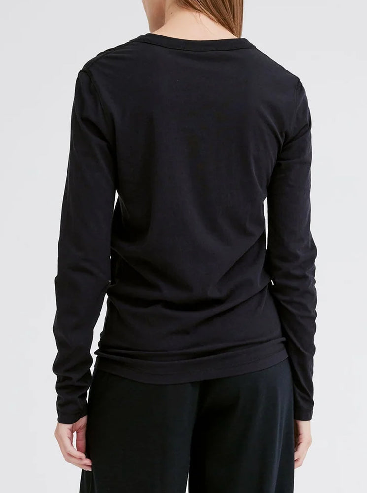 Davies Long Sleeve Tee - Black