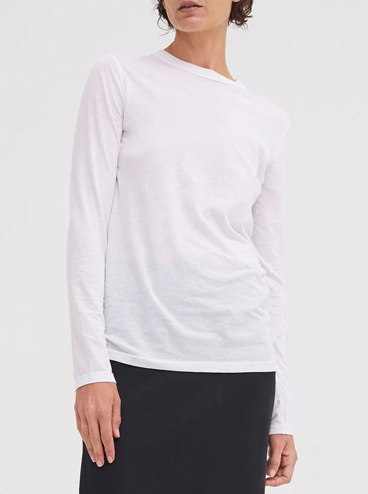 Davies Long Sleeve Tee - White