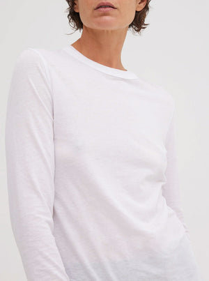 Davies Long Sleeve Tee - White