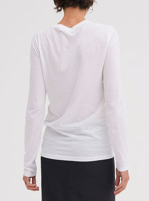 Davies Long Sleeve Tee - White