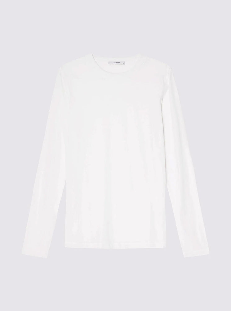 Davies Long Sleeve Tee - White