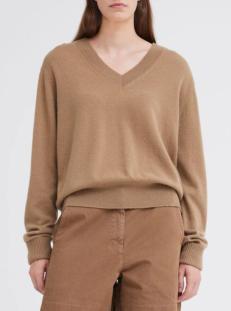 Sharpo Cashmere Sweater - Camel Neutral