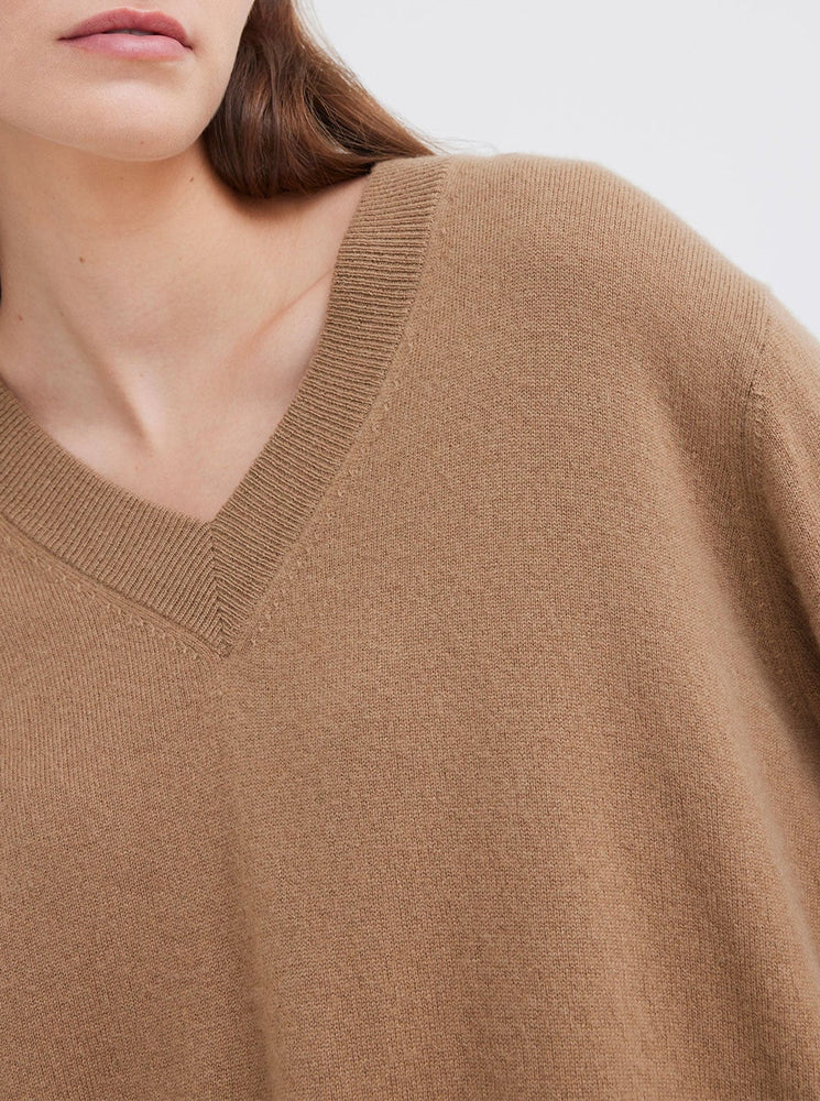 Sharpo Cashmere Sweater - Camel Neutral