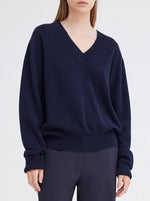 Sharpo Cashmere Sweater - Darkest Navy