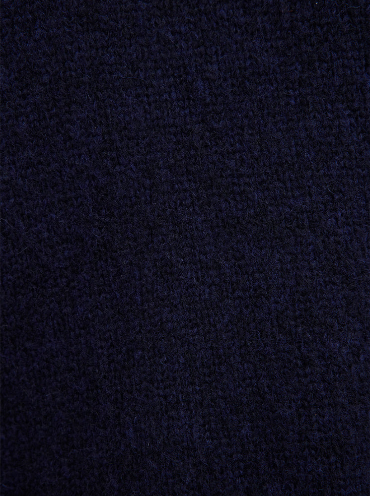 Sia Alpaca Wool Sweater - Navy