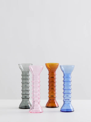 
            
                Load image into Gallery viewer, Josephine Vase Duo - Amber, Pink
            
        