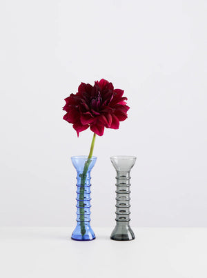 Josephine Vase Duo - Smoke, Azure