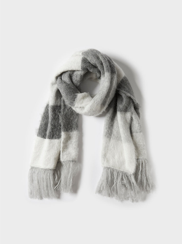 Nielson Scarf - Grey Check