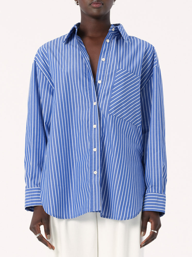 Madeira Shirt - Blue/White Stripe