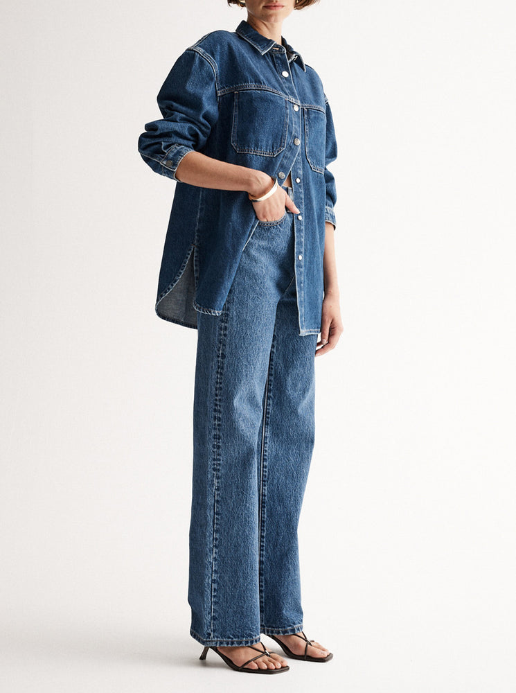 Odin Denim Shirt - Dark Indigo