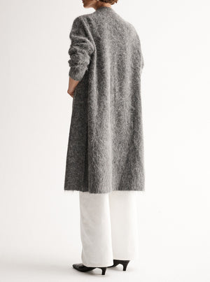 Simone Knit Cardigan - Charcoal Marle
