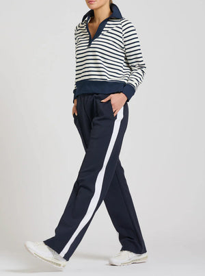 The Lola Pant - French Navy & Ivory