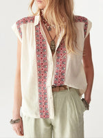 Mafalda Blouse - Red Wine