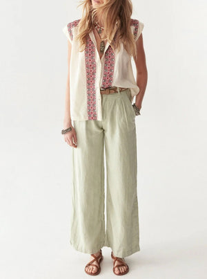 Mafalda Blouse - Red Wine