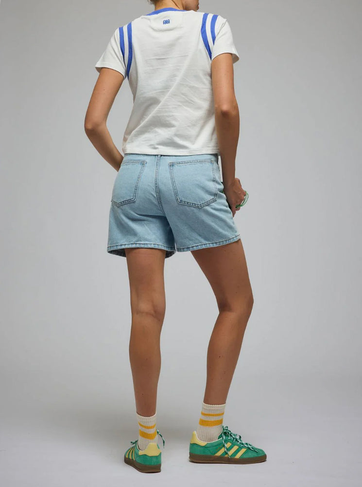 Mi Scusi Baby Tee - Warm White