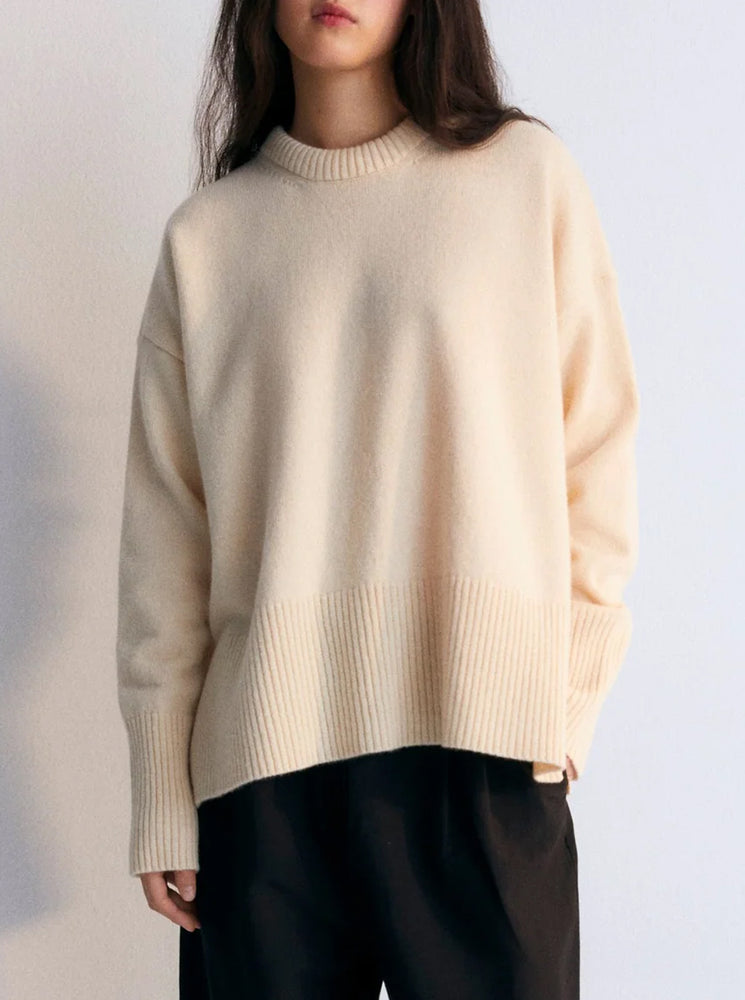 Nikos Woman Jumper - Macadamia