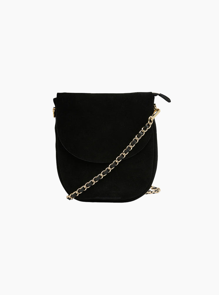 Phoebe Pouch - Black Suede