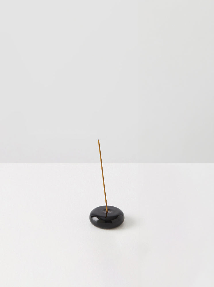 The Pebble Incense Holder - Black