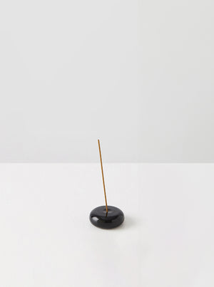 The Pebble Incense Holder - Black