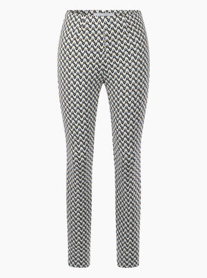 Penny Graphical Jacquard Pant - Black Graphical 98