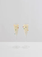 2 Pomponette Flutes - Clear/Multi