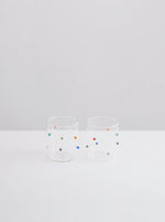 2 Pomponette Gobelets - Clear/Multi