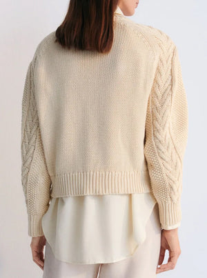 Quios Woman Jumper - Macadamia