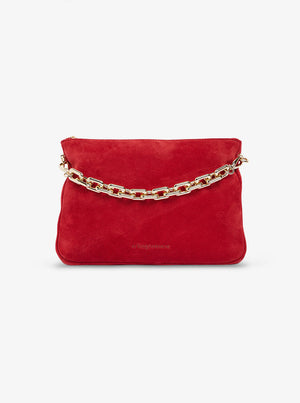 Samantha Crossbody - Red Suede