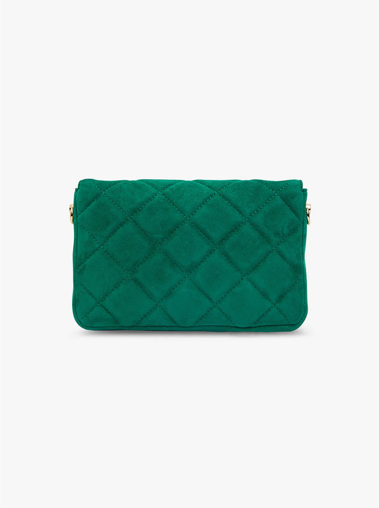 Sarah Crossbody - Emerald Suede