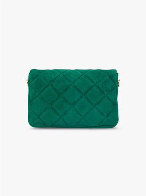 Sarah Crossbody - Emerald Suede