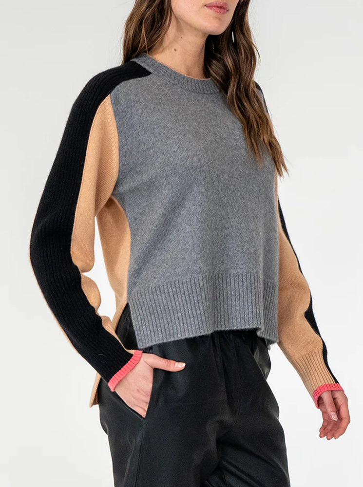 Sevilla Knit - Charcoal Multi
