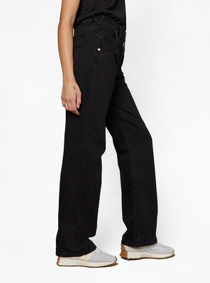 Seville Straight Leg Black Jean - Wash Black