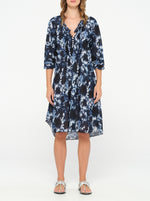 Shibori Middy Poppy - Navy