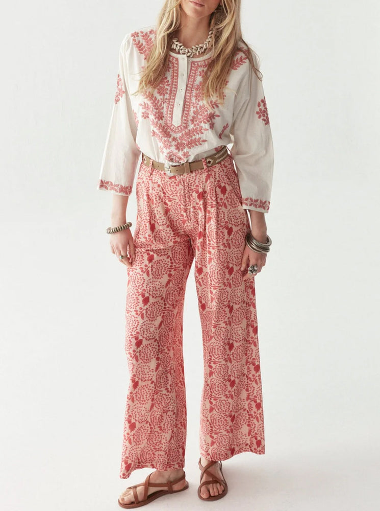 Shyla Blouse - Chikan Blossom