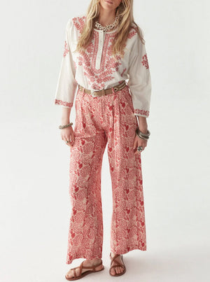 Shyla Blouse - Chikan Blossom