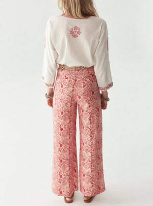 Shyla Blouse - Chikan Blossom