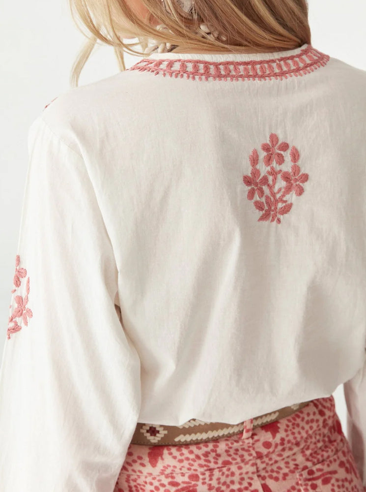 Shyla Blouse - Chikan Blossom