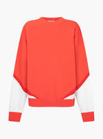 Splice Sweatshirt - Coral