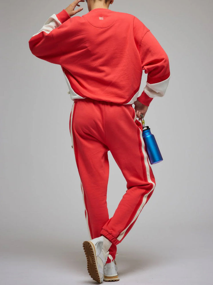 Splice Sweatshirt - Coral